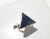 ANILLO EN ALPACA TRIANGULAR CON LAPISLÁZULI
