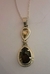 COLLAR DE PLATA925 CON CUARZO AHUMADO Y CITRINO - comprar online