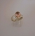 ANILLO EN PLATA925 CON CUBIC ZIRCONIA ROSA OVALADO (TAMAÑO 16/17)