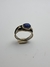 ANILLO EN ALPACA PAVONADO C.LATERALES AZUL