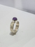 ANILLO EN ALPACA CON TEXTURAS AMATISTA
