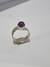 ANILLO EN ALPACA CON TEXTURAS AMATISTA en internet