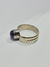 ANILLO EN ALPACA CON TEXTURAS AMATISTA - comprar online