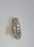 ANILLO EN ALPACA CUBICO TRIPLE ENGARZADO