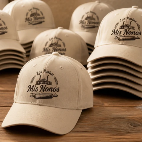 Pack de 10 gorras trucker de gabardina con tu logo.