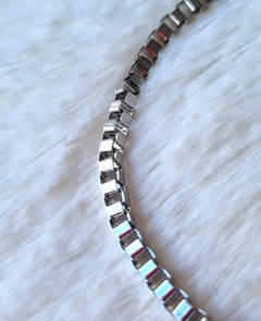 Pulseira de aço inoxidável unissex