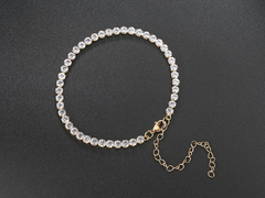 Tornozeleiras para mulher deslumbrante 4mm - comprar online