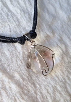 Pedra Cristal de Rocha colar ajustável - comprar online