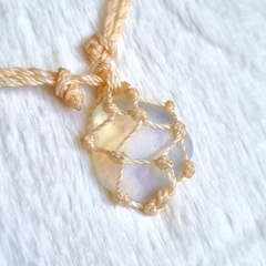 Pedra da Lua colar ajustável hippie - comprar online