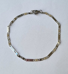 Pulseira de aço inoxidável unissex - comprar online