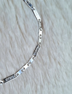 Pulseira de aço inoxidável unissex