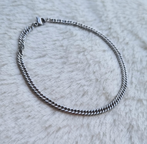 Pulseira de aço inoxidável unissex