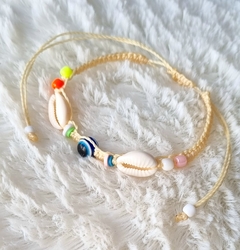 Pulseira/Tornozeleira de búzios.