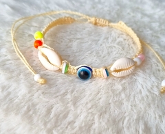Pulseira/Tornozeleira de búzios. - comprar online