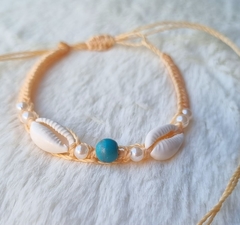 Pulseira/Tornozeleira de búzios