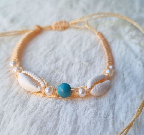 Pulseira/Tornozeleira de búzios