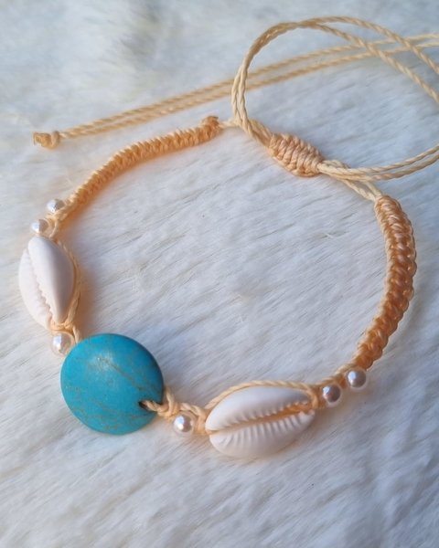 Pulseira/Tornozeleira de búzios