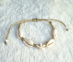 Pulseira/Tornozeleira de búzios na internet