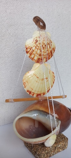 Decoração de conchas do mar Barco - comprar online