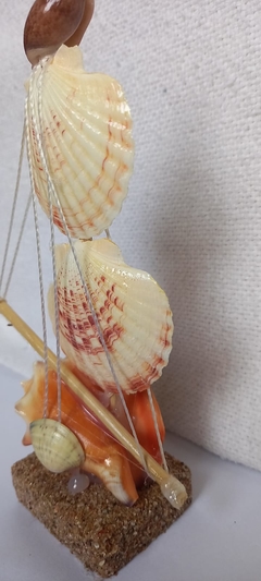 Decoração de conchas do mar Barco - loja online