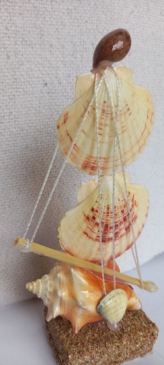 Decoração de conchas do mar Barco - BIJUTERIAS, ACESSÓRIOS E ARTESANATOS LEMBREI DE VOCÊ BEACH