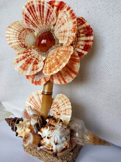 Decoração de conchas do mar flor G - comprar online