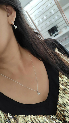 CONJUNTO CADENA Y DIJE CEREZAS CON MICROPAVE - comprar online