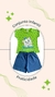 Kit com 2 Conjuntos Feminino Infantil Basico - shopping da gente 