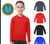 Blusa proteção solar UV infantil manga longa