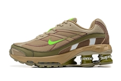 Tenis Nike Shox Ride Supreme - Marrom e Verde - loja online