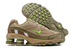 Tenis Nike Shox Ride Supreme - Marrom e Verde