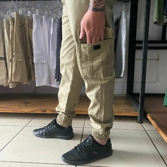 Calça Cargo Jogger Elven - Caqui - comprar online