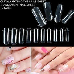 120 pcs/bag imprensa em unhas caixão prego dicas limpar cobertura completa falso prego artificial imprensa em longo bailarina
