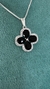 Colar Flor Cravejada Preta - loja online
