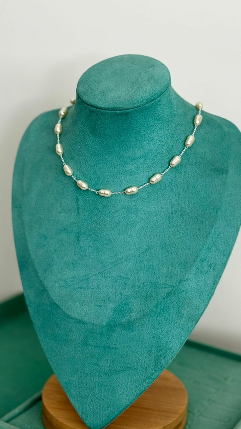 Choker Pérola Barroca