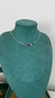 Choker Zircônia Baguete Colorida