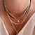 Colar Pedra Natural Jade Esmeralda 3mm - comprar online