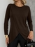 Blusa Mullet Transpassada Elegance – Conforto e Estilo para o Dia a Dia - loja online