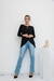Blusa Mullet Transpassada Elegance – Conforto e Estilo para o Dia a Dia - Loja online de Landem Modas
