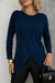 Blusa Mullet Transpassada Elegance – Conforto e Estilo para o Dia a Dia - comprar online