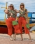 Conjunto Liz Estampado com Calça Pantacourt e Blusa Muscle – Landem Modas
