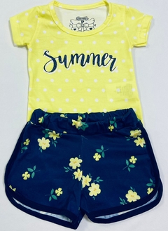 CONJUNTO FEMININO BLUSINHA E SHORTS TILEESUL