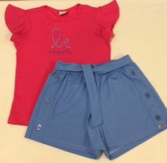 CONJUNTO FEMININO BLUSINHA E SHORTS ALENICE na internet