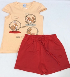 CONJUNTO FEMININO BLUSINHA E SHORTS ALENICE na internet