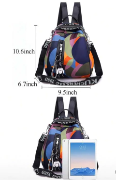 Mini mochila Multicolor con llavero en internet