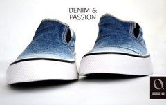 Pancha Stone Wash Denim de Plataformas - comprar online