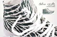 Botitas Zebre Verde Oscuro