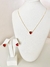 Conjunto Coração (Esmeralda | Rubi)