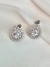 Brinco Noiva formato Gota Diamantada