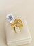 Anel Flor em Zircônias Diamantadas Premium